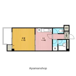 モーリスビル【311h号室】の間取り
