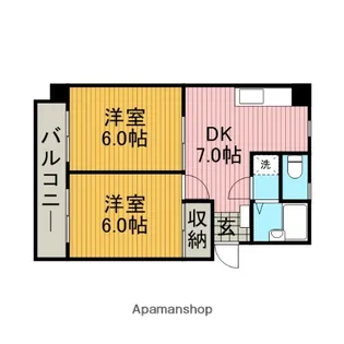 グレイスミコ【7階】の間取り