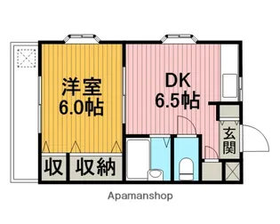 金森岩波ビル【2階】の間取り