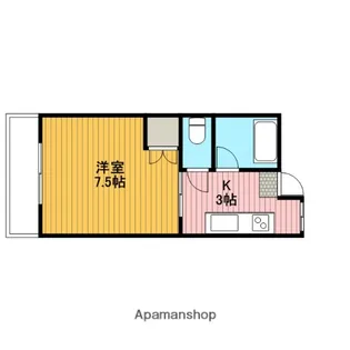 大澤ビル【306号室】の間取り