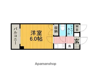 センチュリーハイツ三徳【5階】の間取り
