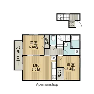 アビタシオン【2階】の間取り