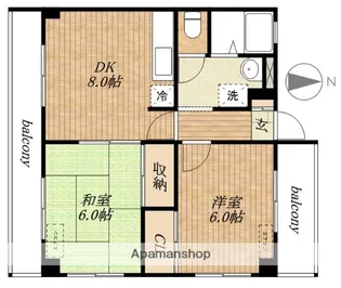 アネックス山崎【305号室】の間取り