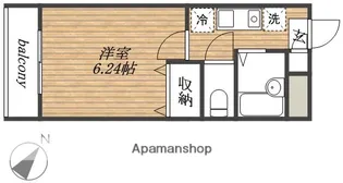 ローズガーデンⅠ【302号室】の間取り