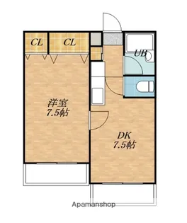 不二ハイツ【501号室】の間取り
