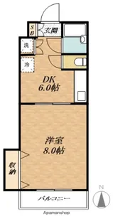 ピア西蒲田【301号室】の間取り