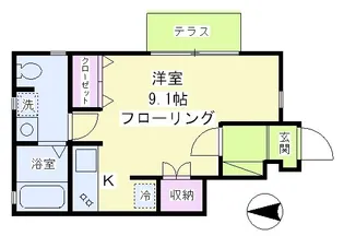グレース・コート久が原【1階】の間取り
