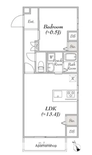 アストラルH.T.K【9階】の間取り