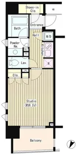コクヨーレ日本橋【7階】の間取り