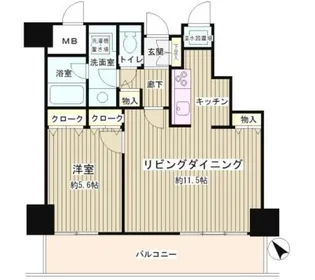 トレステージ目黒【4階】の間取り