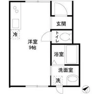 メゾン桜坂【1階】の間取り