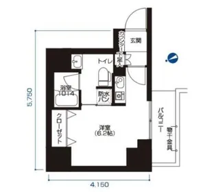 アーバネックス大森【13階】の間取り