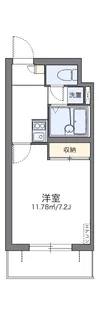 レオパレスカナンの家【4階】の間取り