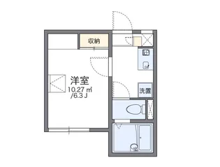 レオパレスはじめ【2階】の間取り