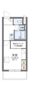 レオパレスヴィルヌーブ川崎B【3階】の間取り