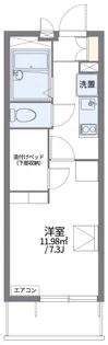 レオパレスアイ&ロン【1階】の間取り