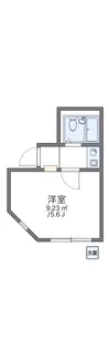 レオパレス蒲田【1階】の間取り