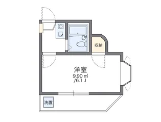 レオパレス蒲田【2階】の間取り