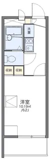 レオパレスクレールメゾンⅡ【3階】の間取り