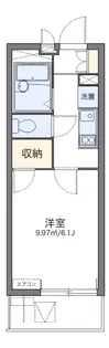 レオパレスシリウス【1階】の間取り