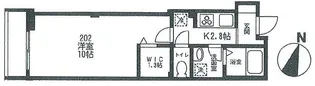 ドミール平和島【202号室号室】の間取り
