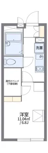 レオパレスたい【2階】の間取り