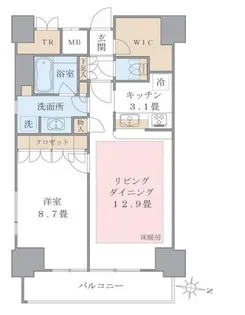 BRILLIA IST 東雲キャナルコート【7階】の間取り
