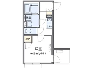 レオネクストソレイユ【1階】の間取り