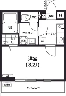 リブリ・GALAXY WOLF【3階】の間取り