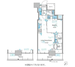 パークアクシス豊洲キャナル【10階】の間取り