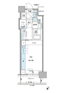パークアクシス豊洲キャナル【14階】の間取り