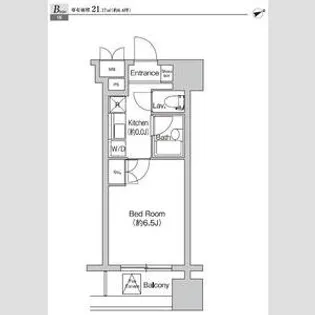 プライムアーバン大崎【3階】の間取り