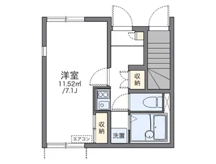 レオネクストファーストリバー【1階】の間取り