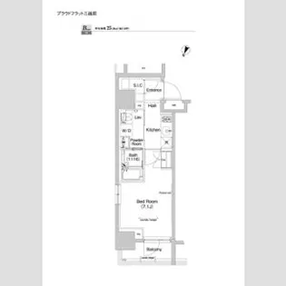 プラウドフラット三越前【7階】の間取り