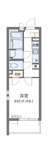 クレイノ大森町【3階】の間取り