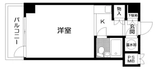 シルバープラザ五反田【5階】の間取り