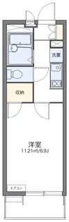 レオパレスボヌール【3階】の間取り