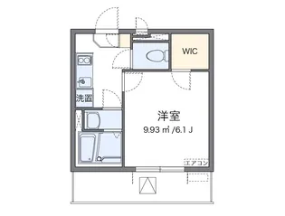 クレイノかがやき【4階】の間取り