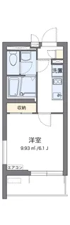 クレイノグレイスコーポ薩摩Ⅱ【2階】の間取り