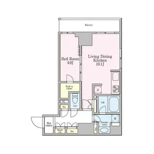 レジディア池上Ⅱ【5階】の間取り