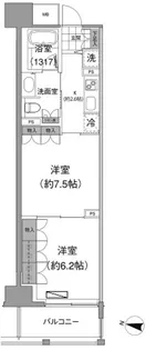 アビティ目黒【4階】の間取り