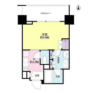 スタイリオ蒲田【9階】の間取り