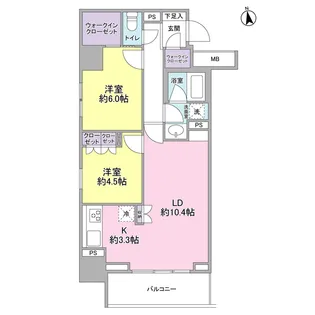 スタイリオ品川中延【12階】の間取り