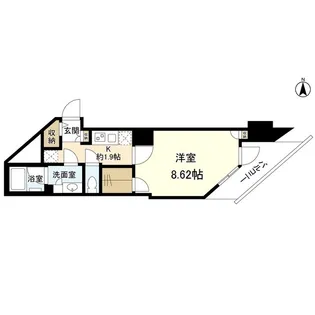 スタイリオ旗の台Ⅱ【4階】の間取り