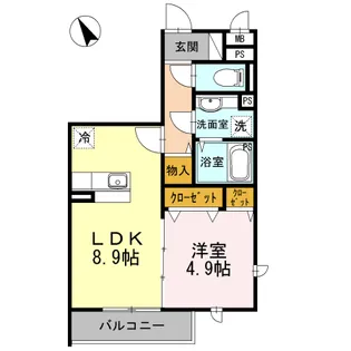 ル・ジャルダン大森西【3階】の間取り