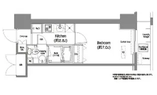 コンフォリア西蒲田【3階】の間取り