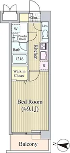 アリビオ西麻布【3階】の間取り
