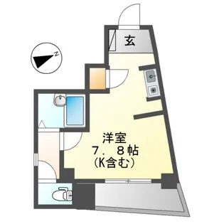 セリーヌ池尻大橋【7階】の間取り