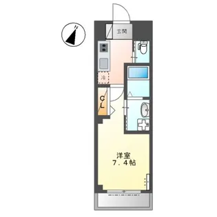 ラポール イシイ【1階】の間取り