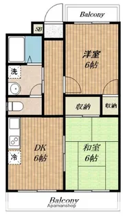 チェリーハイム【3階】の間取り